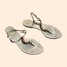 Sandali Gucci in bambù con