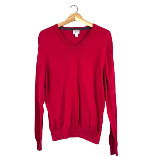 Maglione uomo rosso old - uomo, navy