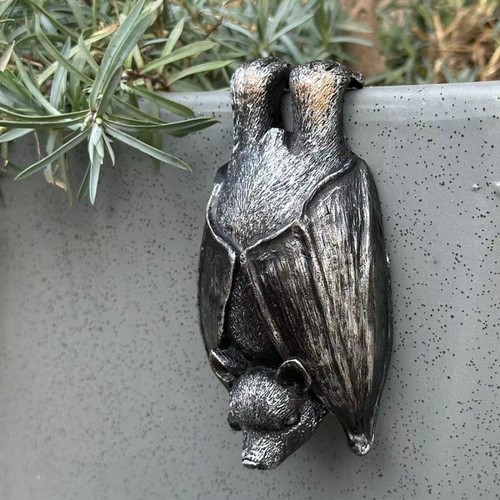 Scultura pipistrello resina - scultura, in