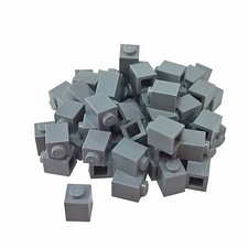 50 LEGO Brick 1 x 1 Grigio