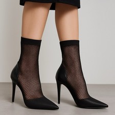 Stivali Guess a rete con tacco