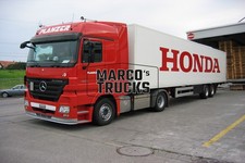 Foto camion Mercedes-Benz Actros 1844 rimorchio valigia Svizzera rosso PLANZER HO #i4ht
