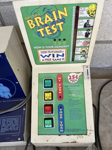 Coin vend brain test - mr,