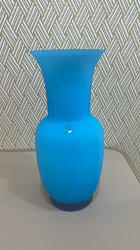 Vaso venini opalino azzurro - opalino,