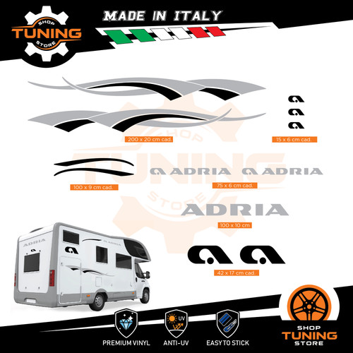 Kit adesivi camper adria - adria,
