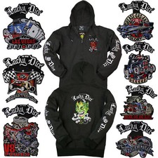 Felpa con cappuccio e zip uomo