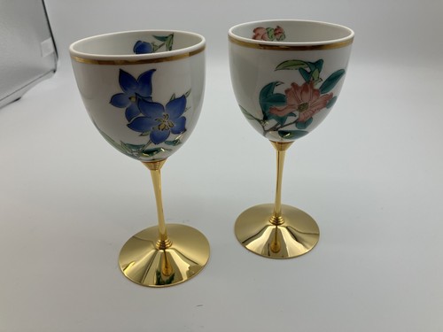 Bicchieri vino kutani ware - bicchieri,