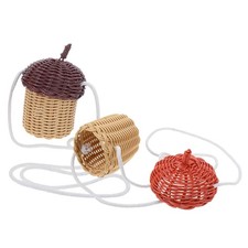  2 Pcs Cesto Intrecciato Girls