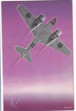 CARTOLINA MILITARE - Aeroplano