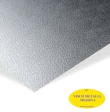 Lastra Lamiera Alluminio Goffrato stucco riflettore camper  mm 0,6x1320x2600