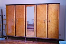 ARMADIO IN RADICA STILE CHIPPENDALE ANNI '40 (MODERNARIATO)