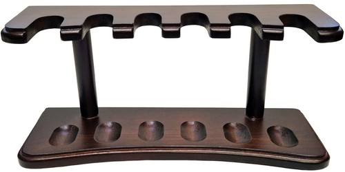 Wooden pipe rack - stand, for