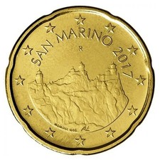 2017 * 20 Centesimi SAN MARINO "Le Tre Torri" UNC