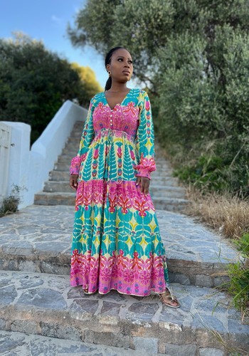 Maxi abito donna - estivo, boho