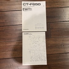 PIONEER CT-F650 ISTRUZIONI