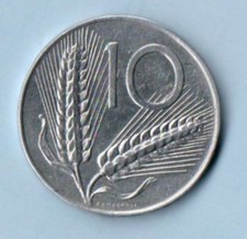 10 lire 1974 moneta italiana rara 