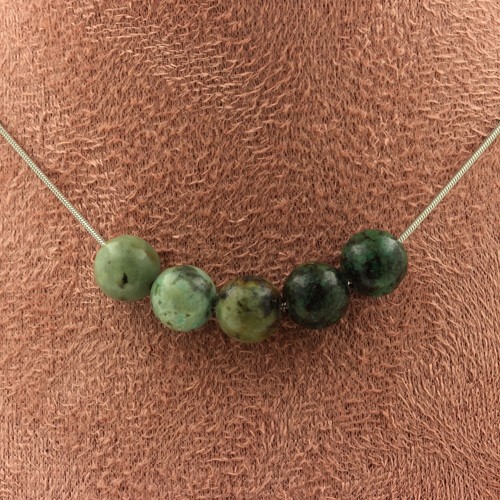 Collana perle turchese - collana,