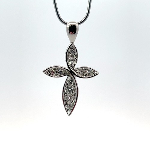 Ciondolo croce argento - a,