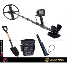 Metal detector golden - golden, mask