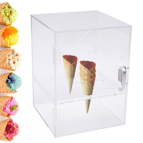 Ice cream cone display storage - cream, display/storage