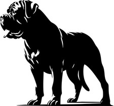 Adesivo Bullmastiff - adesivo