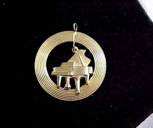 Ciondolo pianoforte coda - ciondolo,