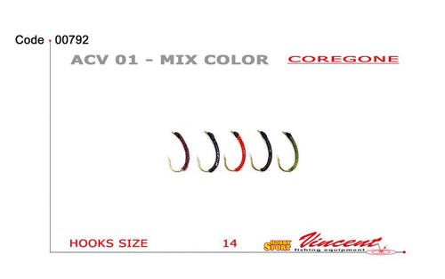 Lenza pronta coregone ami - lenza,