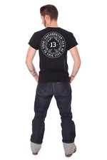 T-shirt uomo Liquor Brand Born to Lose oldschool tatuaggio Pik Rockabilly