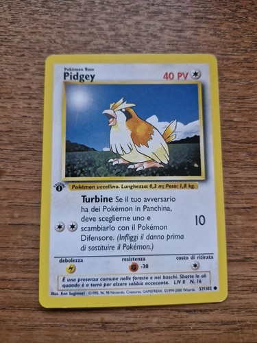 Pidgey prima edizione 102 - prima, 57/102