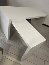 scrivania ikea MALM, sezione estraibile, bianca, ottime condizioni