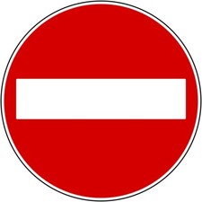 SEGNALE STRADALE CARTELLO DI