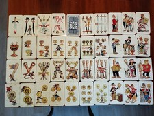 Carte da gioco antiche, disegnate da Jacovitti, carte in ottime condizioni
