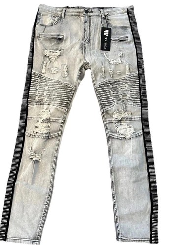 Jeans moto uomo skinny waimea - jeans,