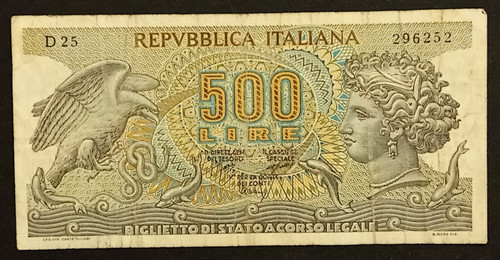 500 lire aretusa - 500,
