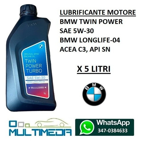 Litri olio lubrificante - 5, di