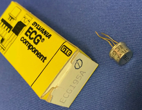 Ecg195a sylvania transistor - sylvania,