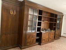 PARETE ATTREZZATA INTARSIATA FIORENTINA