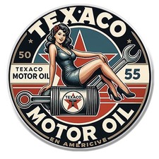 Sticker texaco carburant - sticker,