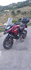 Bauletto moto TRK 502X, compreso piastra, discrete condizioni 