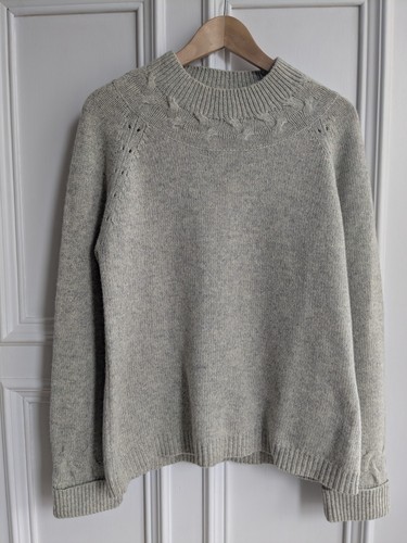 Maglione poesia cable yoke - cable,