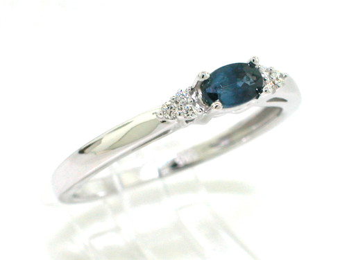 Anello zaffiro oro - , 585