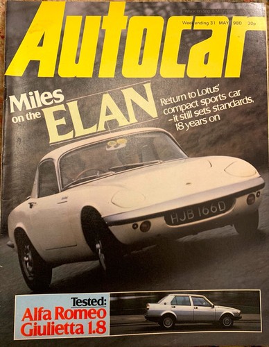 Autocar magazine may - autocar, 31-may-80