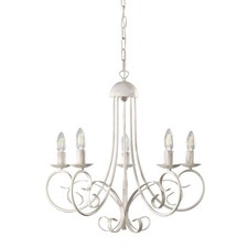 Pompei Lampadario 5 luci stile