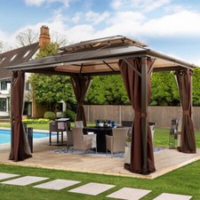 10'x13' Hardtop Gazebo Outdoor