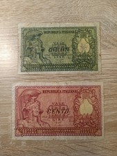 Lotto Di 2 banconote Da 50