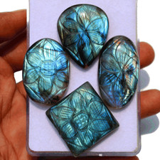 Lotto 4 pezzi pietre preziose