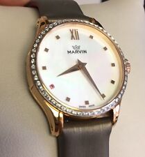 Orologio Marvin Donna M020.61.74.98 Malton Tono Oro con Lunetta Diamante Accentata 