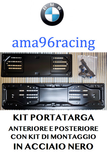 Kit portatarga completo ant e - portatarga,