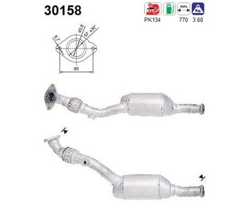 Cv catalizzatore per - 58,