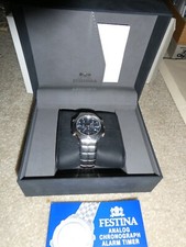 Festina Silver Tone Metal Mens